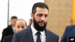 د سوريې د انتقالي حکومت ولسمشر احمد الشرع ـ انځور له ارشيفه
