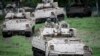 Бронетанкові війська з шведських полків практикуються з американською армією в рамках підготовки до польових вправ «Aurora-17» у Сковді, 14 вересня 2017 року