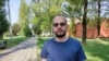 Ігор Ілляш після десяти діб в ізоляторі. Фото: білоруська служба Радіо Свобода 
