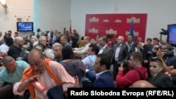Nasilje u makedonskoj skupštini