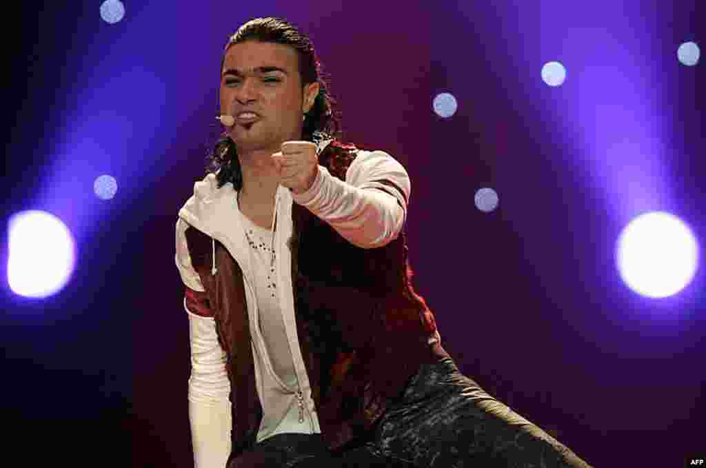 Armenia and Azerbaijan, by contrast, have almost never voted for each other. Andre, who became Armenia's first Eurovision contestant in 2006, drew howls of protest from Azerbaijan and Turkey when he featured an image of the Ottoman-era Armenian massacre in his promotional video. 