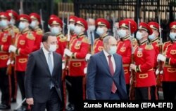 ირაკლი ღარიბაშვილი და ნიკოლ ფაშინიანი თბილისში. 2021 წლის 8 სექტემბერი