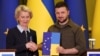Фон дер Ляйєн передала Зеленському анкету щодо вступу до ЄС, він пообіцяв відповісти «за тиждень»