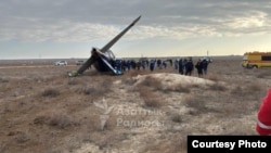 Кадър на падналия самолет, предоставен от очевидец.