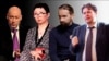 Вядучы Дзьмітро Гардон, палітоляг Роза Турарбекава, хімік Сяргей Бесараб, палітоляг Яўген Магда. «ПіК Свабоды», ілюстрацыйны каляж 