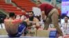 La Jocurile Mondiale ale Nomazilor din 2024, sunt competiții de mas wrestling, un sport atribuit poporului Yakut din Siberia. 