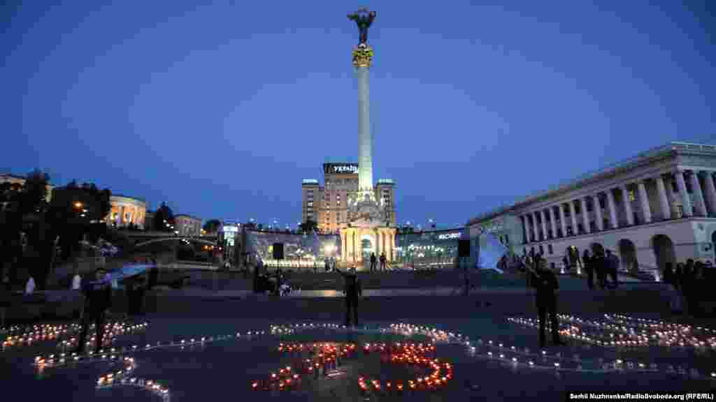 «Зажги огонь в своем сердце»: акция в Киеве, приуроченная к 73-ей годовщине депортации крымскотатарского народа, 18 мая 2017 года