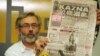 Slavko Ćuruvija, na konferenciji za novinare povodom kazni izrečenih listu "Dnevni Telegraf" u novembru, 1998. godine. Arhivska fotografija.