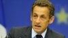 French President Sarkozy after the EU emergency summit on September 1