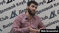 Abdulmumin Gadzhiyev, the religious-affairs editor of Chernovik, was charged with financing terrorism.