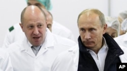 Пригожин жана Путин. Архивдик сүрөт