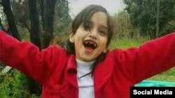 A pictured shared on social media of the Afghan migrant girl Setayesh Qoreishi who was killed outside Tehran on April 10.