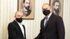 Зам.-председателят на ИТН Тошко Йорданов и президентът Румен Радев по време на консултациите във вторник
