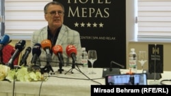Mamić na konferenciji za tisak u Mostaru, 17. ožuka 2021