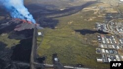Вывярджэньне вулькану пачалося раніцай 1 красавіка 2025