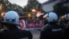 
Protest desničarskih grupa protiv migranata 25. oktobra 2020. u Beogradu

