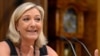 National Front leader Marine Le Pen during a visit to Moscow in June 2013
