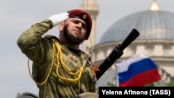 Военный парад в Грозном
