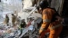 UKRAINE -- Consequences of the Russian drone attack on Sumy. January 30, 2025