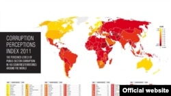 Transparency International lista percepcije korupcije za 2011.
