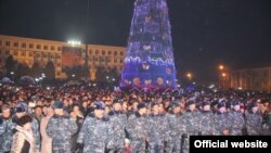 Город Ош. 31 декабря 2014 года.