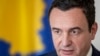 Arhivska fotografija premijera Kosova Aljbina Kurtija u Prištini 29. septembra 2023.
