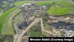 Rudnik Bukova Kosa kod Prijedora na kojem je kopanje počelo sredinom prošle godine bez potrebnih dozvola i koncesije, 16.04.2025.