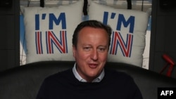 British Prime Minister David Cameron