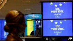 European-wide polls are being held on June 6-9 to elect a new EU parliament.