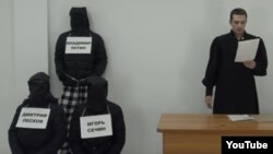 A scene from the YouTube video that landed Karim Yamadayev in hot water.