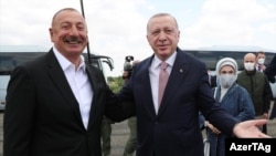 Էրդողանն ու Ալիևը Ֆիզուլիում, 15-ը հունիսի, 2021թ․