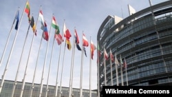 The European Parliament building in Strasbourg