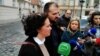Predsjednik i odvjetnica udruge "Dugine obitelji", Danijel Martinović i Zrinka Bojanić
