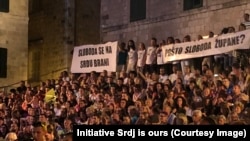 Protest na generalnoj probi Dubrovačkih ljetnih igara