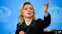 მარია ზახაროვა, რუსეთის საგარეო საქმეთა სამინისტროს პრესსპიკერი