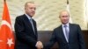 Predsednici Turske i Rusije, Redžep Tajip Erdoan i Vladimir Putin, na sastanku u Sočiju, 22. oktobar, 2019. 
