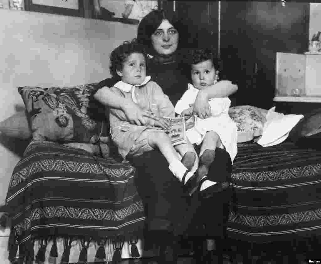The boys were reunited with their mother, Marcelle, on May 16, 1912.