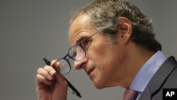 International Atomic Energy Agency chief Rafael Grossi is to visit Kyiv on September 3 (file photo).