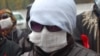 Акция протеста родителей ВИЧ-позитивных детей в Оше, 14 ноября 2011 г.