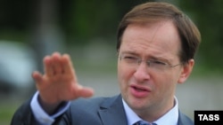 Russian Culture Minister Vladimir Medinsky has been accused of adopting a Soviet-era approach to his job.