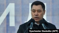 Садыр Жапаров. Бишкек, Ала-Тоо аянты. 11-январь, 2020-жыл.