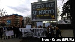 Anti-NATO protesti u Banjaluci, arhivska fotografija