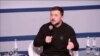Predsednik Ukrajine Volodimir Zelenski na Minhenskoj bezbednosnoj konferenciji, 14. februar 2025. 