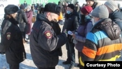 Акция в Северодвинске. Фото Марии Крейтор