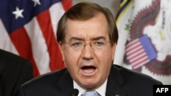 U.S. Representative Ed Royce (Republican-California) said U.S. gas exports could sap Russian President Vladimir "Putin's strength, while bolstering Ukraine's and many other European countries."