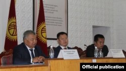 Встреча в Баткенской области с участием Дуйшенбека Зилалиева. 