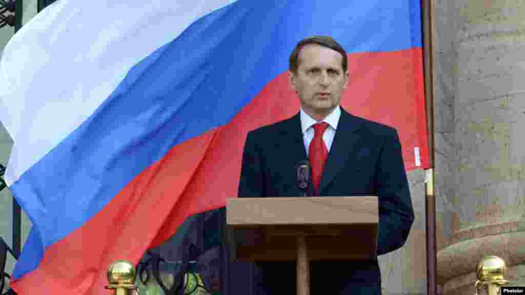Sergej Nariškin, predsednik Dume i član Nacionalnog saveta za bezbednost Ruske Federacije. 