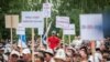 Митинг сторонников Алмазбека Атамбаева. 3 июля. 