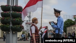 Nina Bahinskaya is a celebrity of sorts among activists.