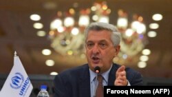 د ملګرو ملتونو کډوالو عالي کمیشنر فيليپو ګرانډي ویلي چې په افغانستان کې يوازې سږ کال د جګړو له امله پينځه لکه خلک بې کوره شوي دي. (انځور، ارشيف)